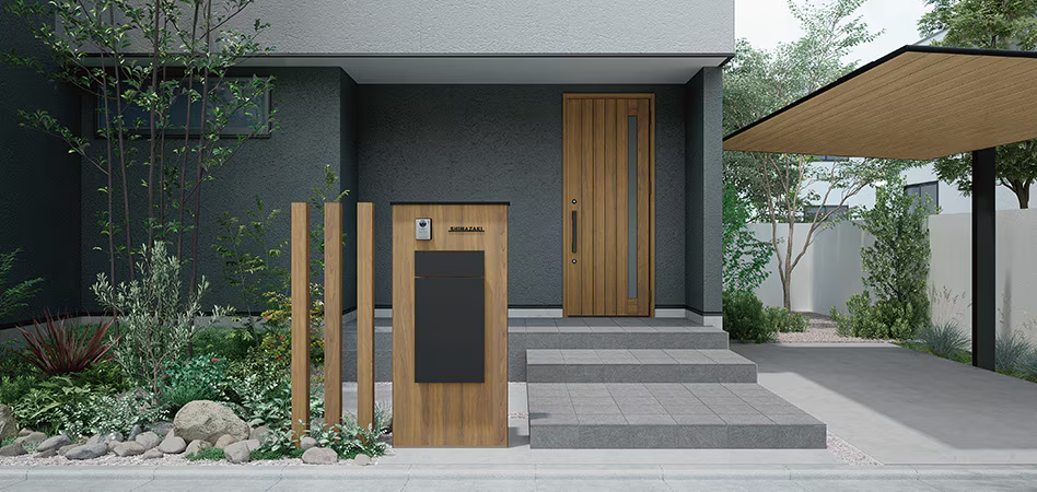 エクステリア 雑貨 ポスト・表札